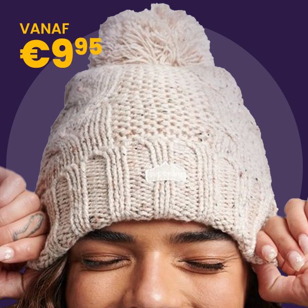 Handschoenen, mutsen en sjaals vanaf €9,95