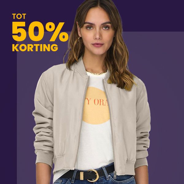 Only tot 50% korting